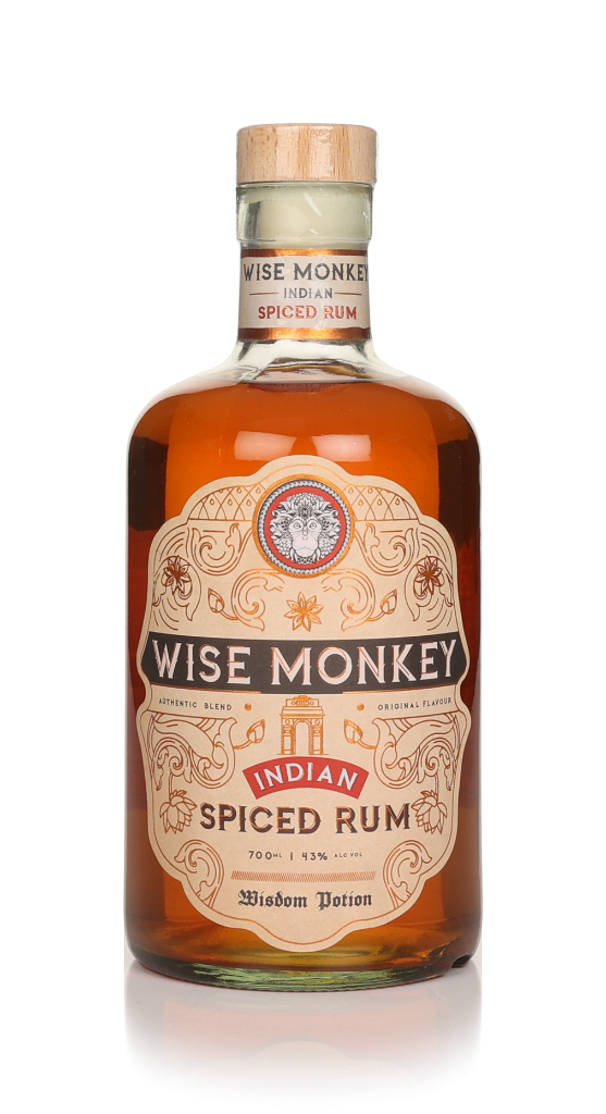 Wise Monkey Indian Spiced Rum 70cl product image