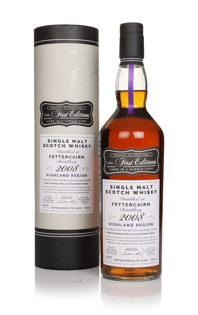 Fettercairn 16 Year Old 2008 (cask HL21245) - The First Editions (Hunter Laing) 70cl product image
