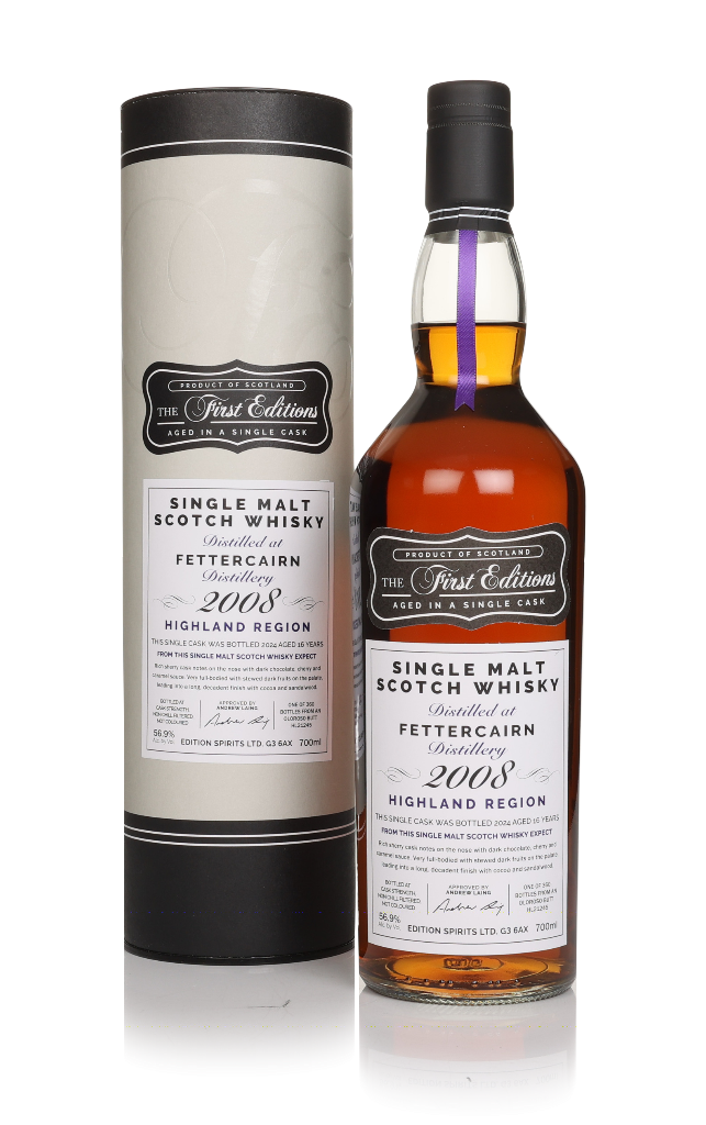 Fettercairn 16 Year Old 2008 (cask HL21245) - The First Editions (Hunter Laing) 70cl product image