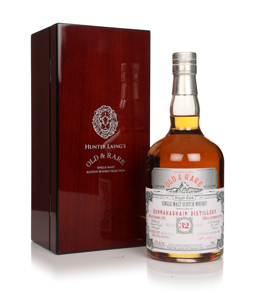 Bunnahabhain 32 Year Old 1991 - Old & Rare Platinum (Hunter Laing) 70cl product image