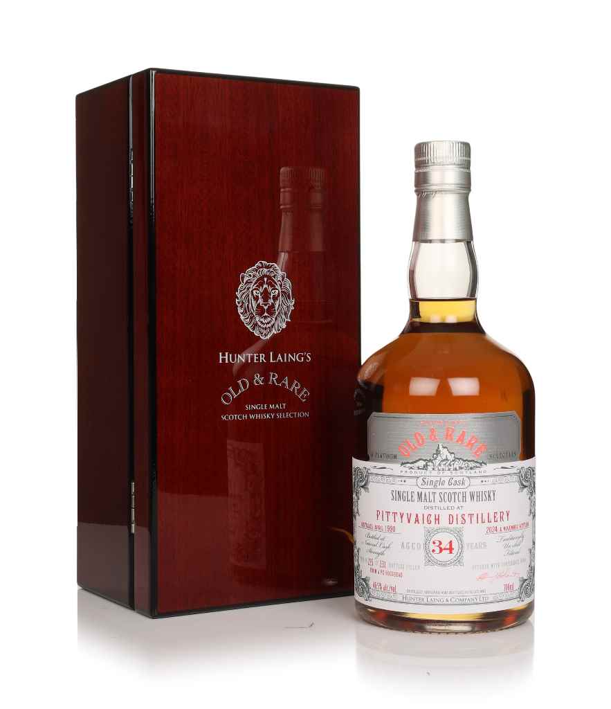 Pittyvaich 34 Year Old 1990 - Old & Rare Platinum (Hunter Laing) 70cl product image