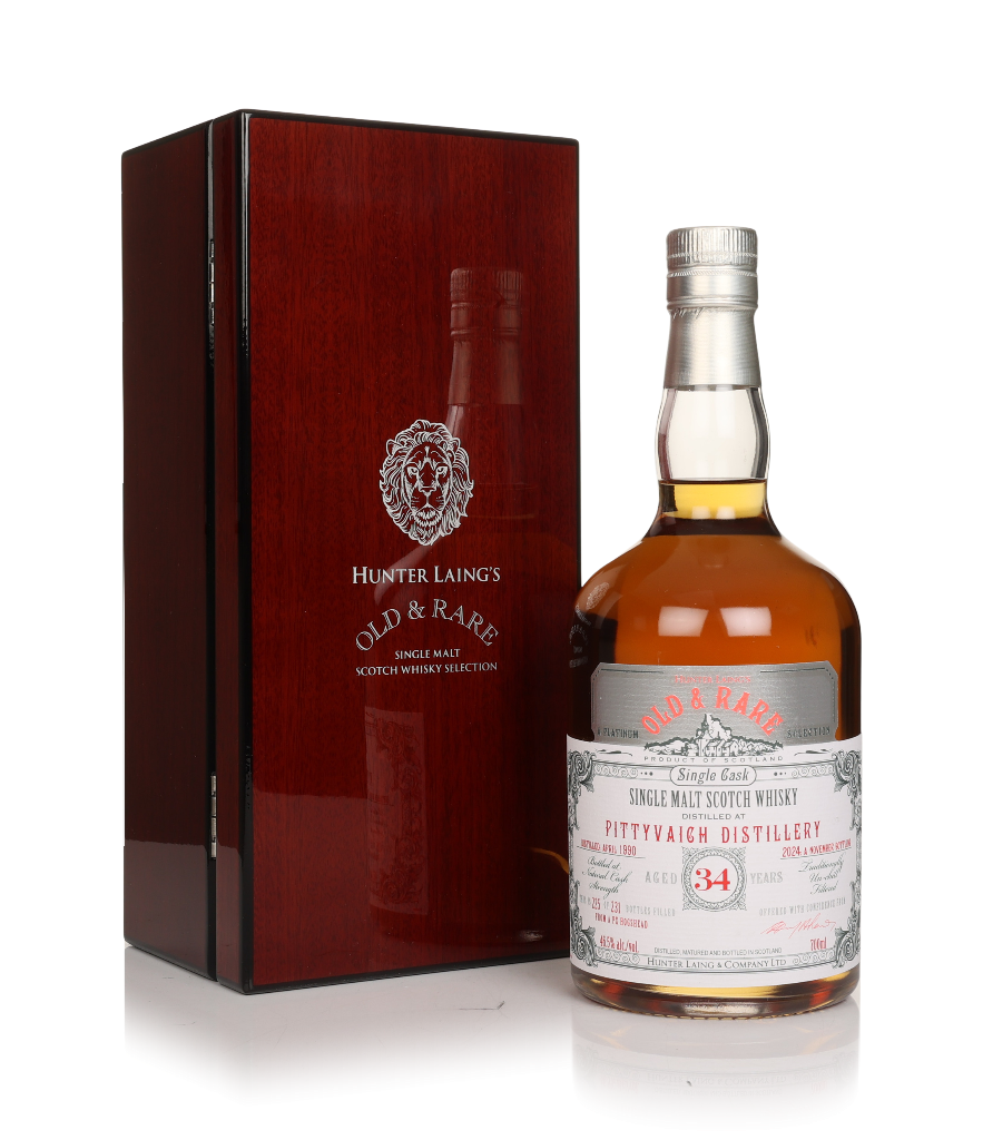 Pittyvaich 34 Year Old 1990 - Old & Rare Platinum (Hunter Laing) 70cl product image