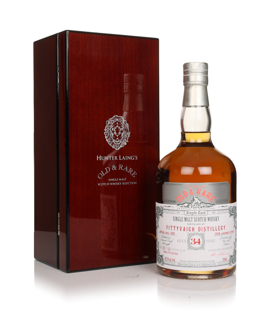 Pittyvaich 34 Year Old 1990 - Old & Rare Platinum (Hunter Laing) 70cl product image