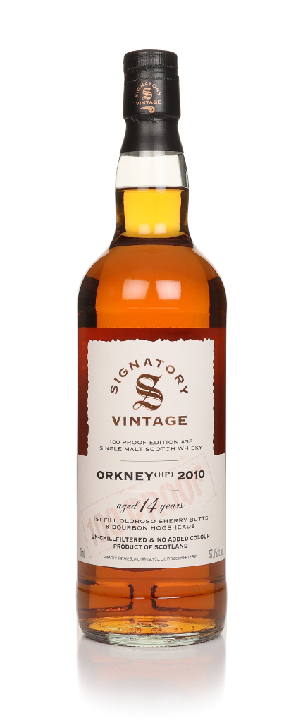 Orkney (HP) 14 Year Old 2010 - 100 Proof Edition #38 (Signatory) 70cl product image