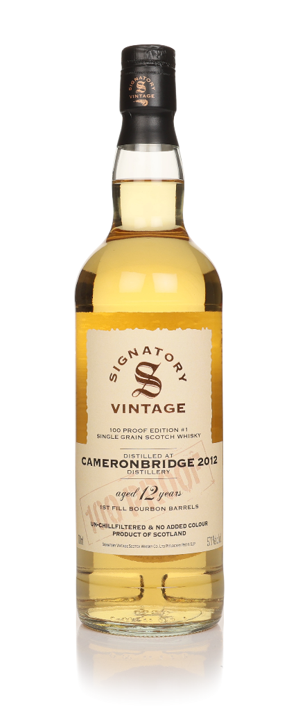 Cameronbridge 12 Year Old 2012 - 100 Proof Grain Edition #1 (Signatory) 70cl product image