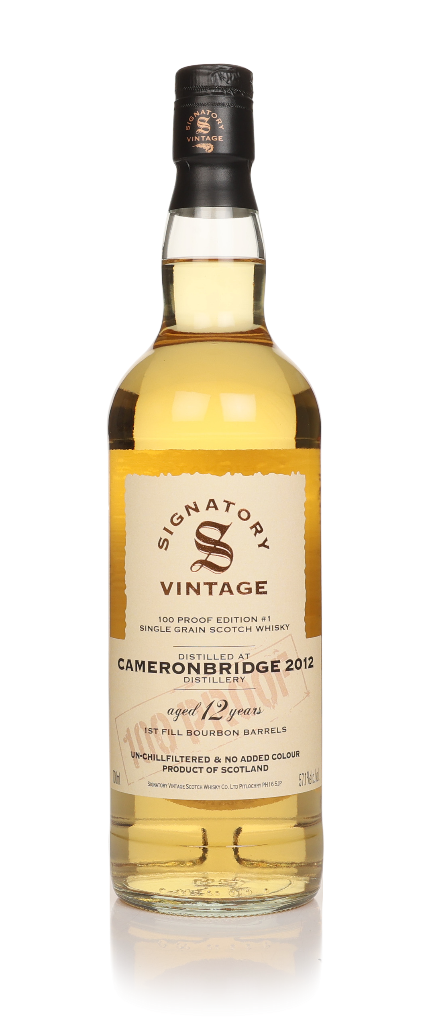 Cameronbridge 12 Year Old 2012 - 100 Proof Grain Edition #1 (Signatory) 70cl product image