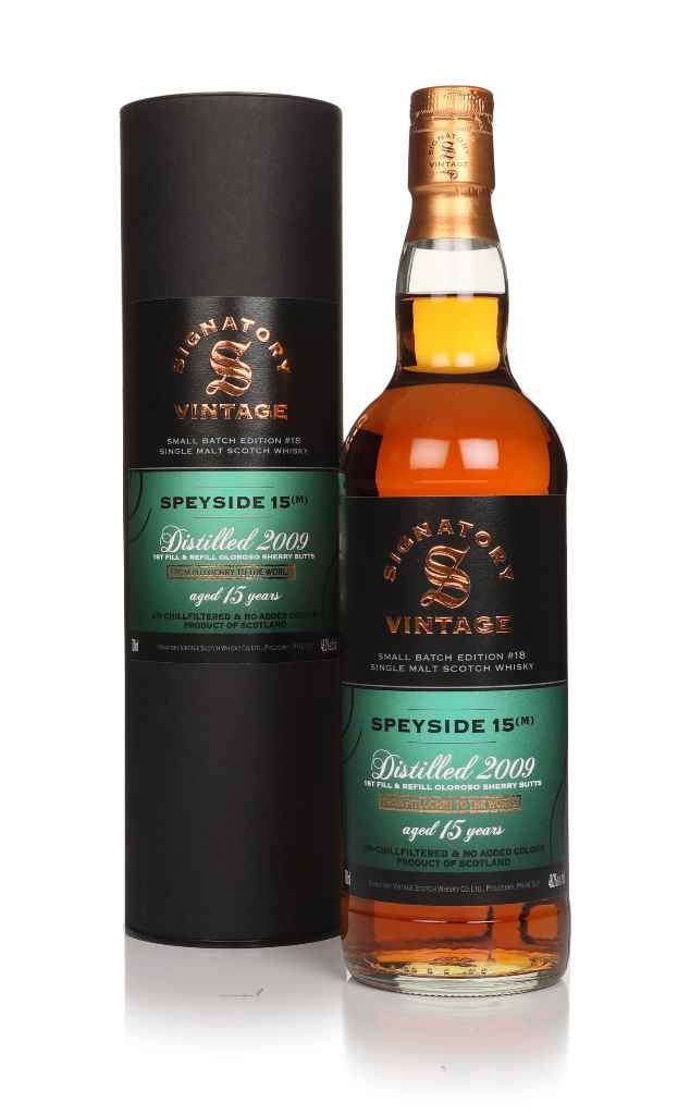 Speyside (M) 15 Year Old 2009 - Small Batch Edition #18 (Signatory) 70cl product image