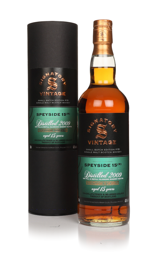 Speyside (M) 15 Year Old 2009 - Small Batch Edition #18 (Signatory) 70cl product image