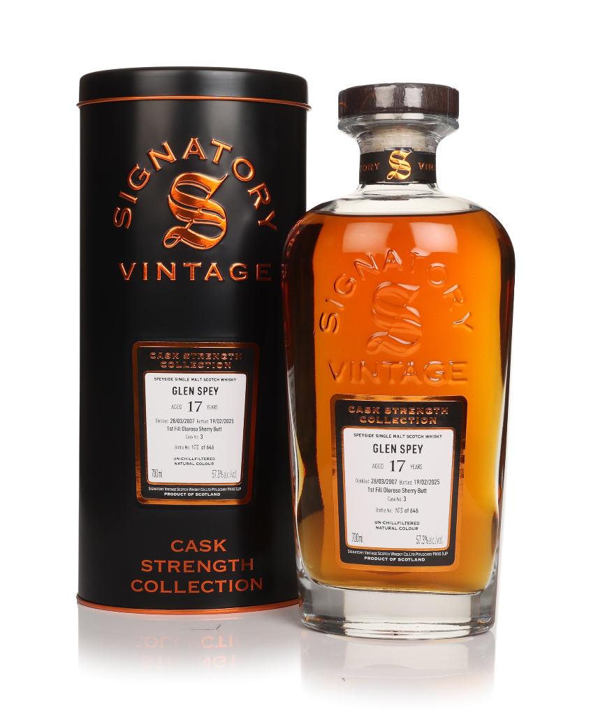 Glen Spey 17 Year Old 2007 (cask 3) - Cask Strength Collection (Signatory) 70cl product image