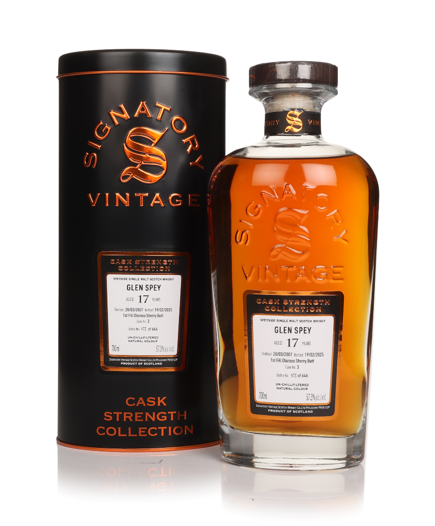 Glen Spey 17 Year Old 2007 (cask 3) - Cask Strength Collection (Signatory) 70cl product image