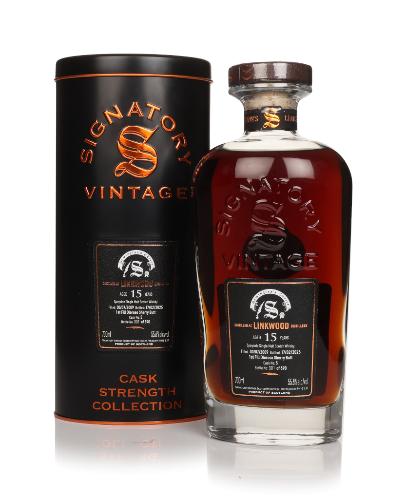 Linkwood 15 Year Old 2009 (cask 5) - Cask Strength Collection (Signatory) 70cl product image