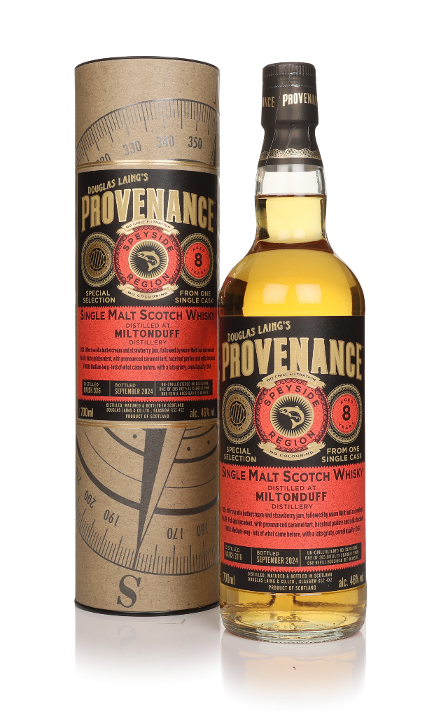 Miltonduff 8 Year Old 2016 (cask 19330) - Provenance (Douglas Laing) 70cl product image