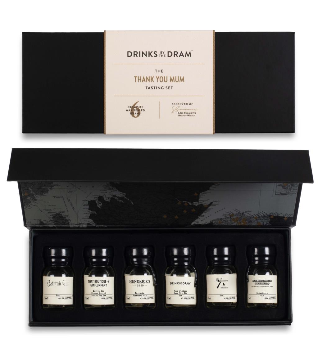 Thank You Mum Gin Tasting Set (Black) 18cl product image