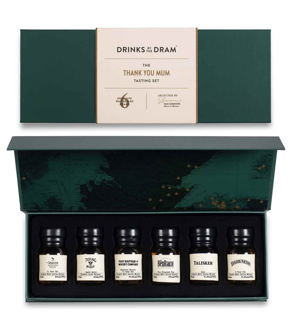 Thank You Mum Whisky Tasting Set (Green) 18cl product image