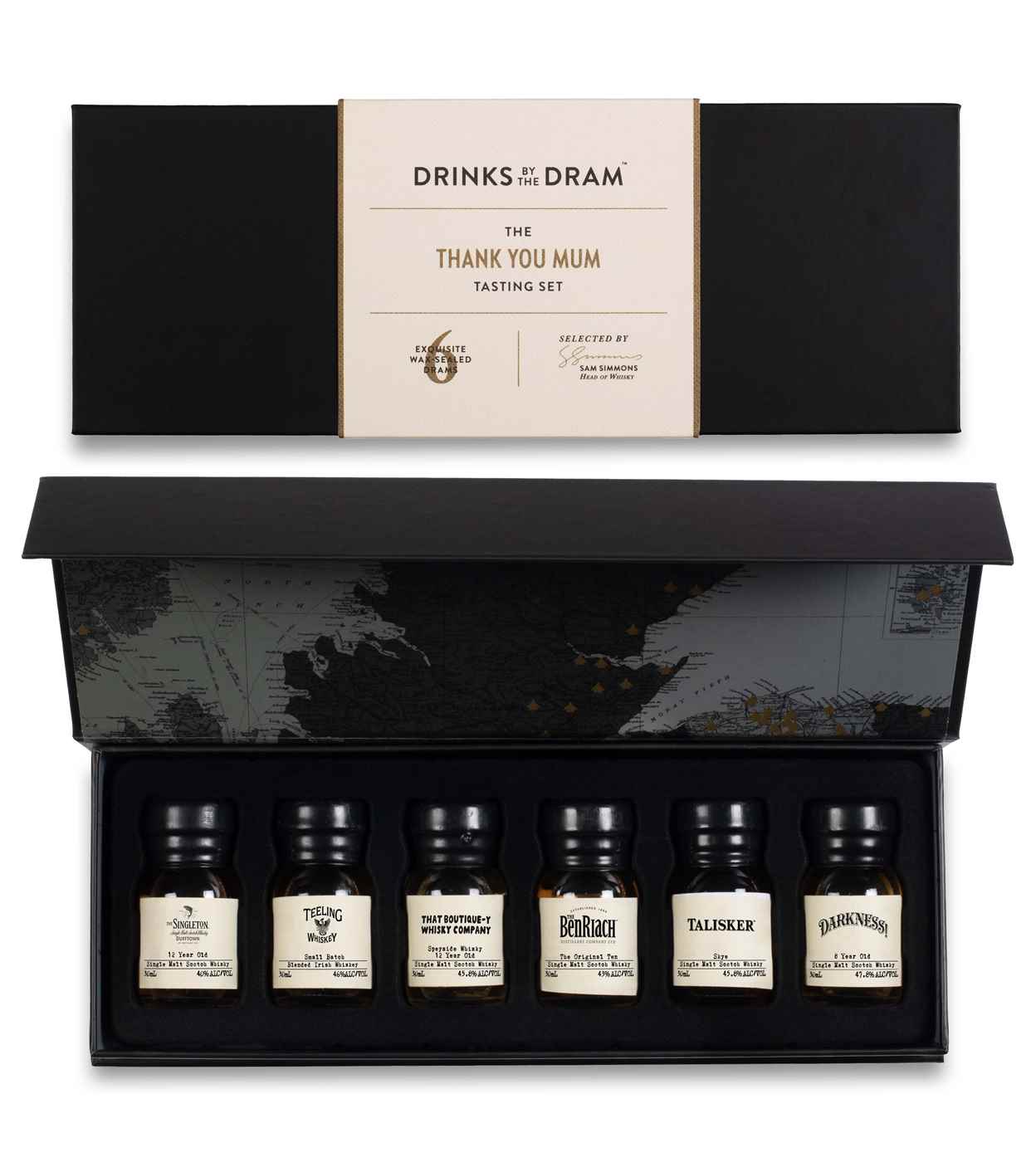 Thank You Mum Whisky Tasting Set (Black) 18cl product image