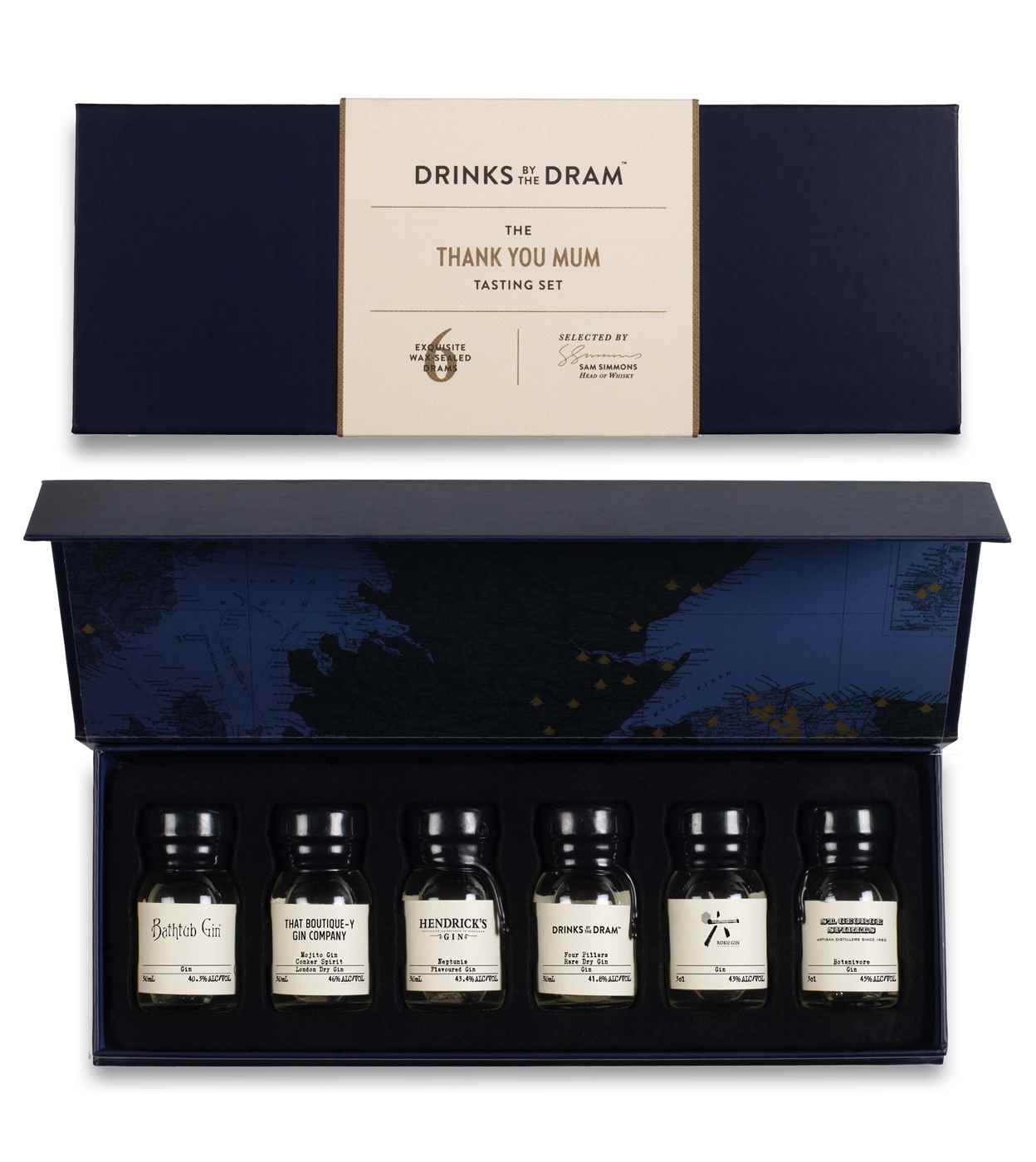 Thank You Mum Gin Tasting Set (Blue) 18cl product image