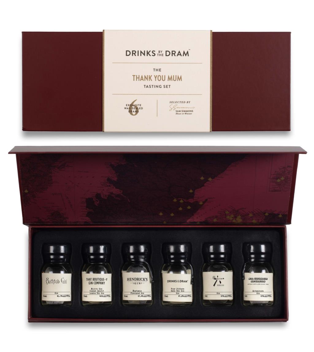 Thank You Mum Gin Tasting Set (Red) 18cl product image