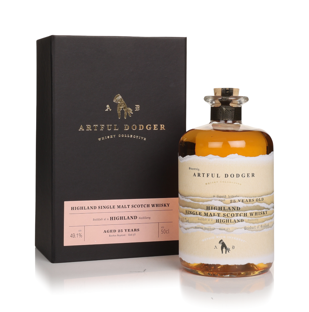 Highland Single Malt 25 Years Old 1996 (cask 5) - The Artful Dodger 50cl product image
