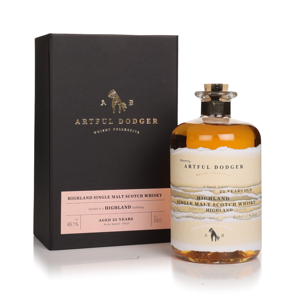 Highland Single Malt 25 Years Old 1996 (cask 5) - The Artful Dodger 50cl product image