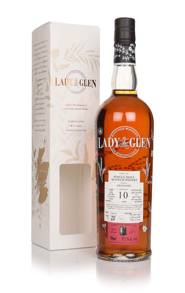 Ardmore 10 Year Old 2014 (cask 944) - Lady of the Glen (Hannah Whisky Merchants) 70cl product image