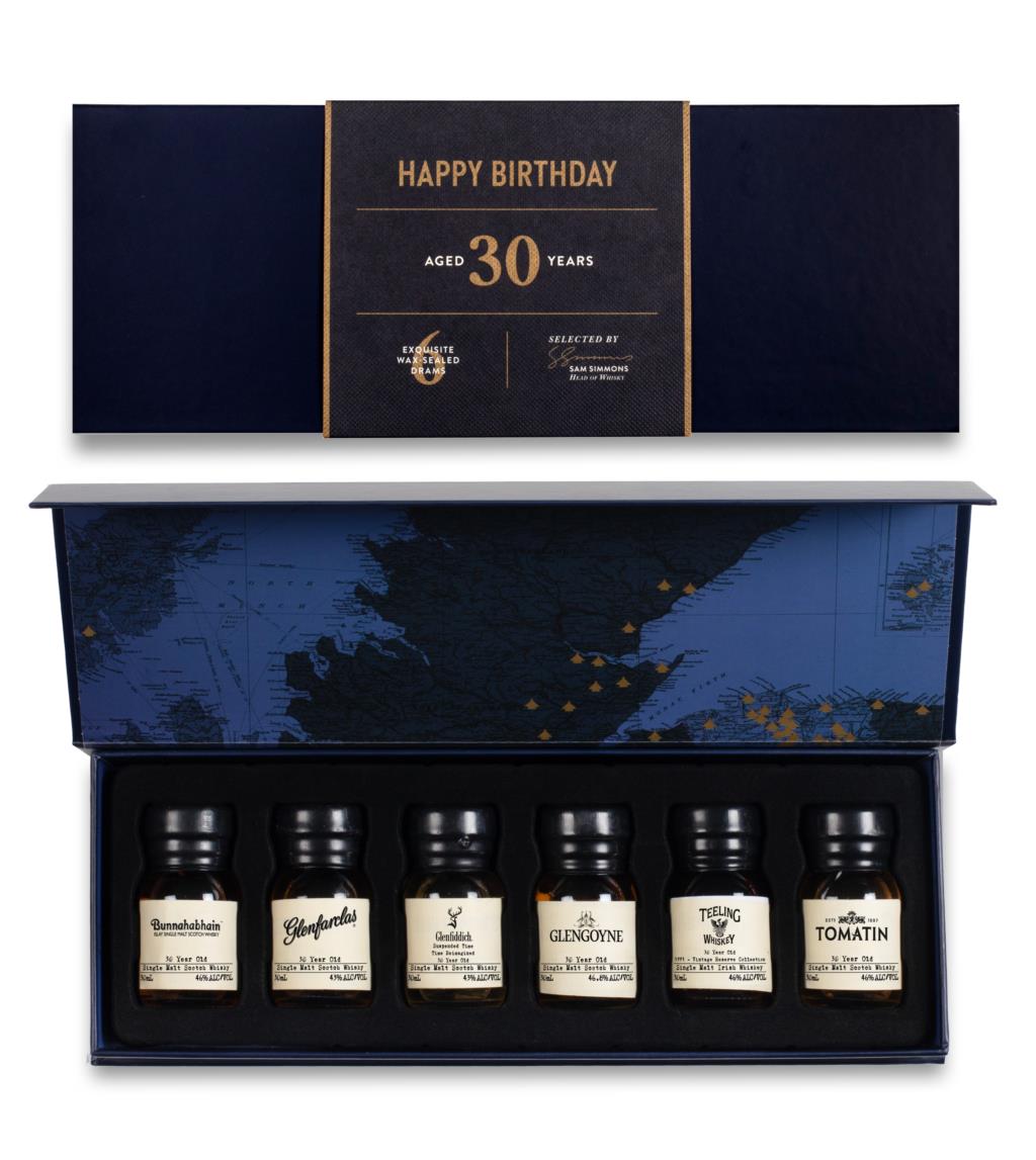 30 Year Old Whisky 6 Dram Tasting Set 18cl product image