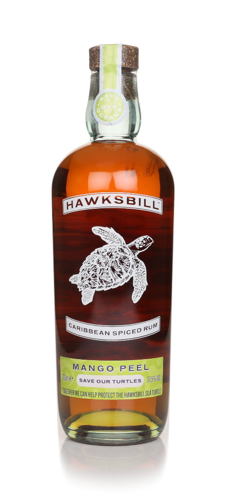 Hawksbill Mango Peel Spiced Rum 70cl product image