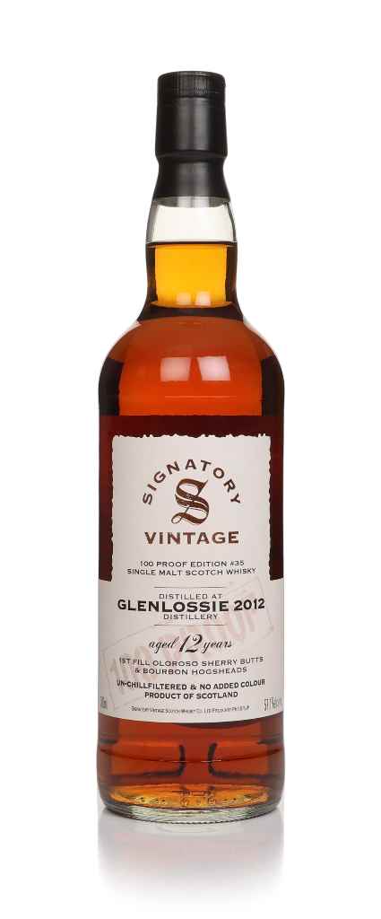 Glenlossie 12 Year Old 2012 - 100 Proof Edition #35 (Signatory) 70cl product image