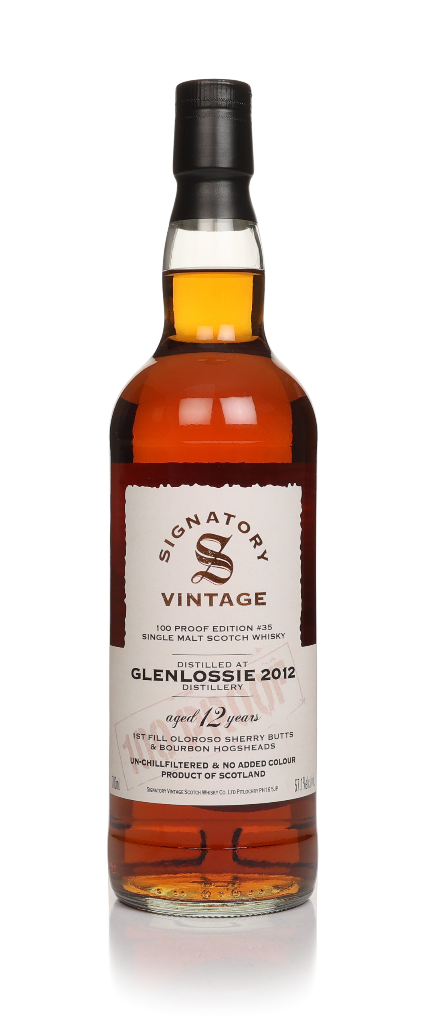 Glenlossie 12 Year Old 2012 - 100 Proof Edition #35 (Signatory) 70cl product image