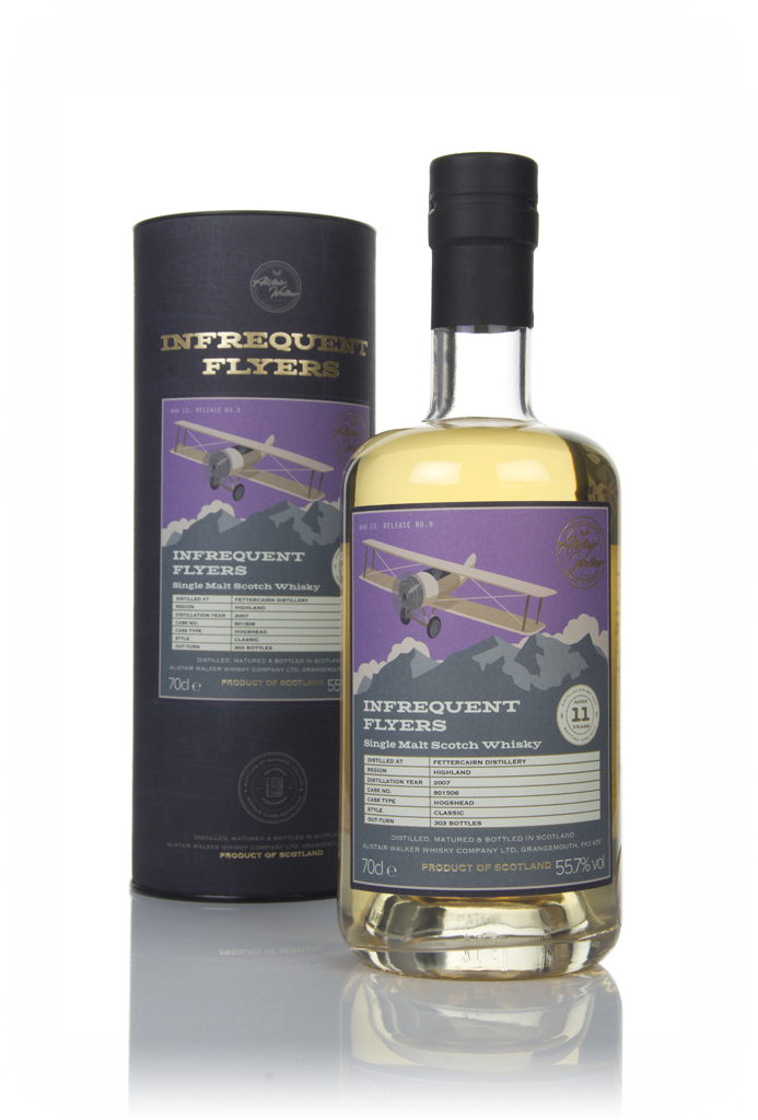 Fettercairn 11 Year Old 2007 (cask 801506) - Infrequent Flyers (Alistair Walker) 70cl product image