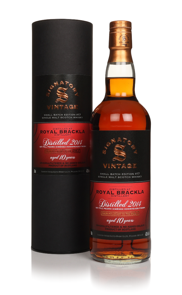 Brackla 10 Year Old 2014 - Small Batch Edition #17 (Signatory) 70cl product image