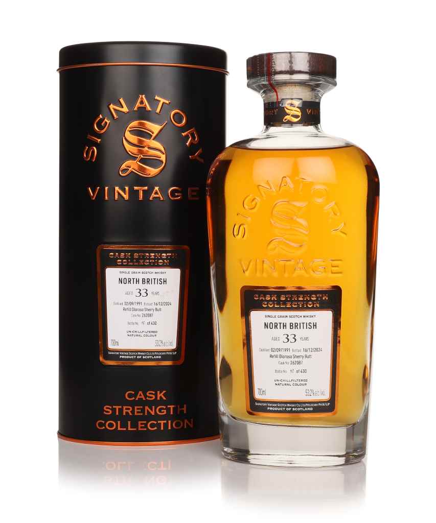 North British 33 Year Old 1991 (cask 262087) - Cask Strength Collection (Signatory) 70cl product image