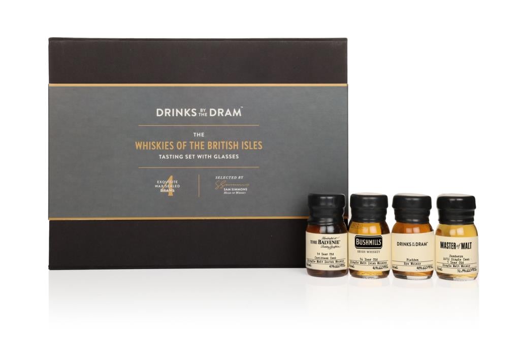 The Whiskies of the British Isles Tasting Set with Glasses 12cl product image