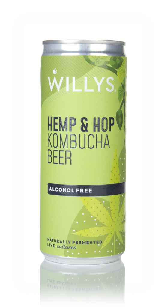 Willy's Hemp & Hop Kombucha Beer 25cl product image