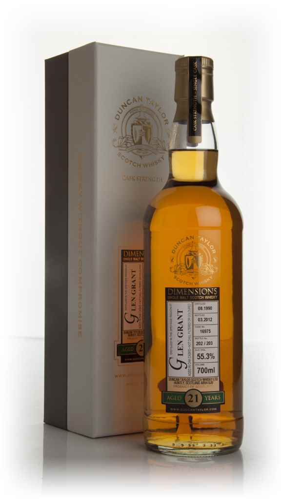 Glen Grant 21 Year Old 1990 - Dimensions (Duncan Taylor) 70cl product image