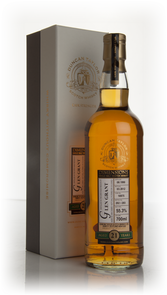 Glen Grant 21 Year Old 1990 - Dimensions (Duncan Taylor) 70cl product image