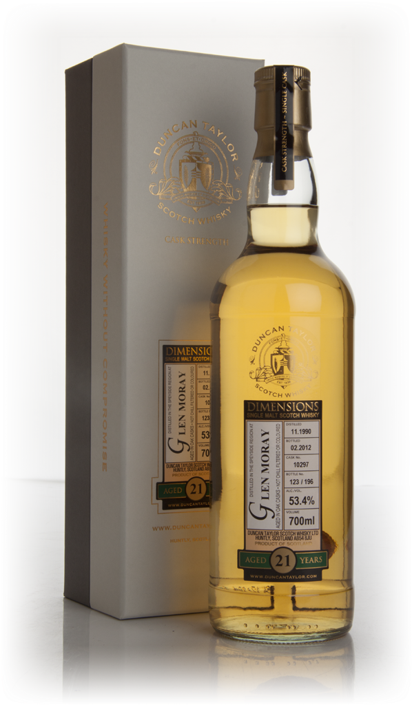 Glen Moray 21 Year Old 1990 - Dimensions (Duncan Taylor) 70cl product image