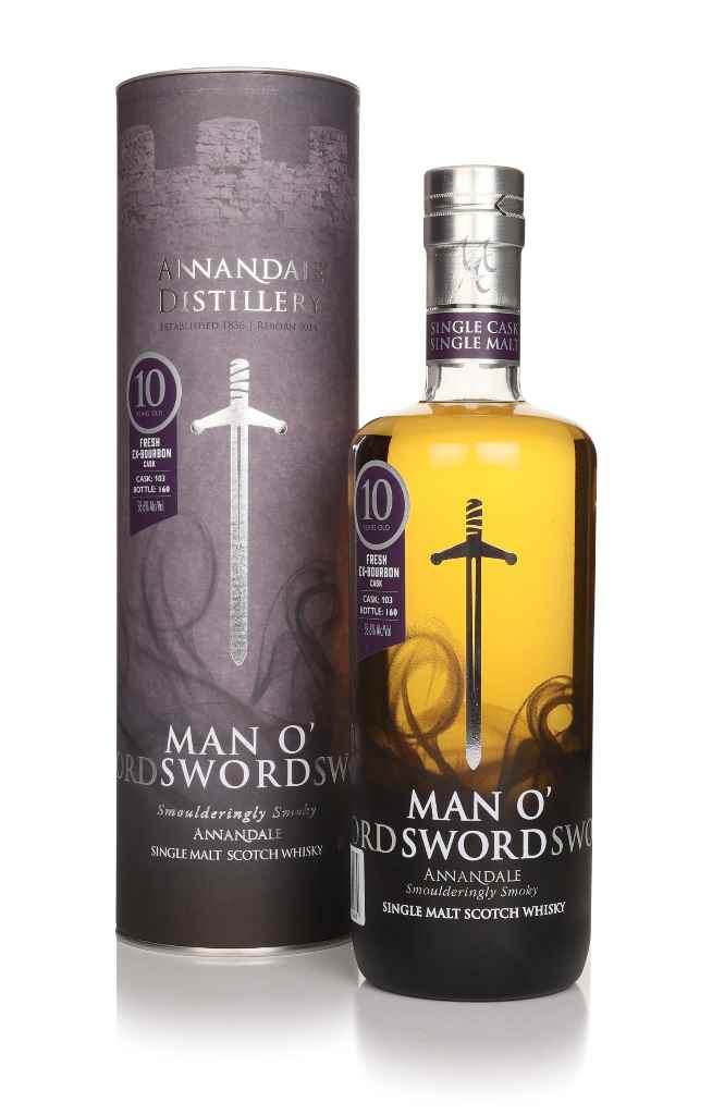 Annandale Man O’Sword 10 Year Old 2014 - Bourbon Cask (cask 103) 70cl product image