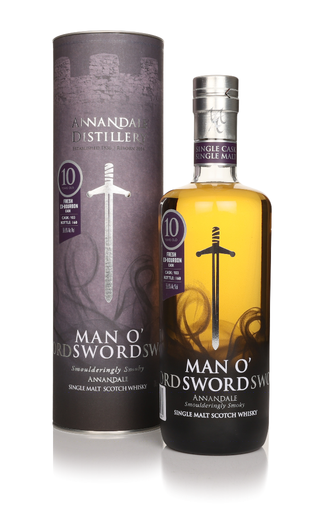 Annandale Man O’Sword 10 Year Old 2014 - Bourbon Cask (cask 103) 70cl product image
