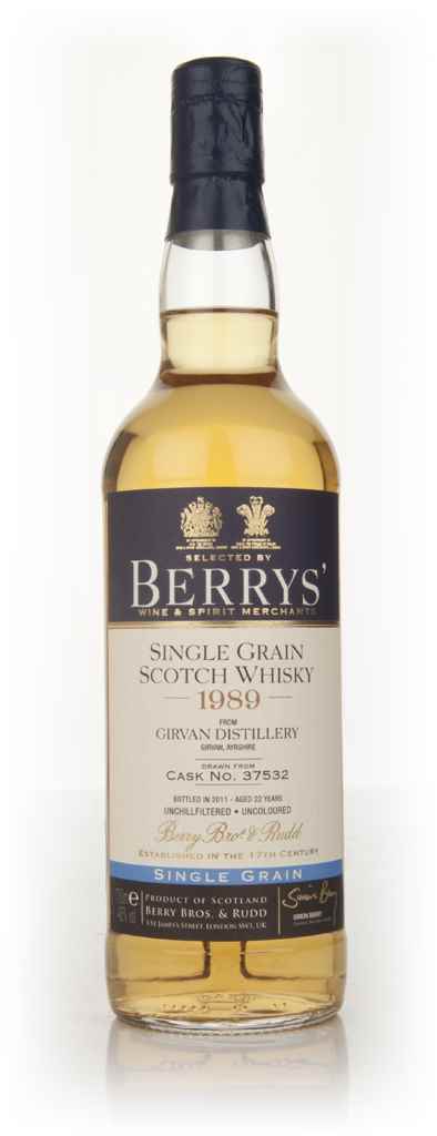 Girvan 1989 (cask 37532) (Berry Bros. & Rudd) 70cl product image