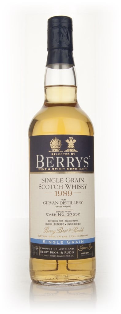Girvan 1989 (cask 37532) (Berry Bros. & Rudd) 70cl product image