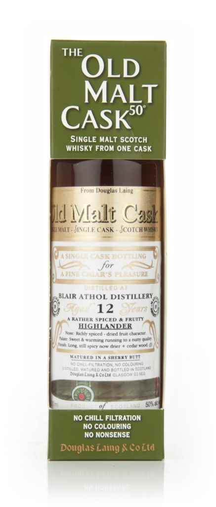 Blair Athol 12 Year Old 1999 - Old Malt Cask - Cigar Malt l (Douglas Laing) 20cl product image
