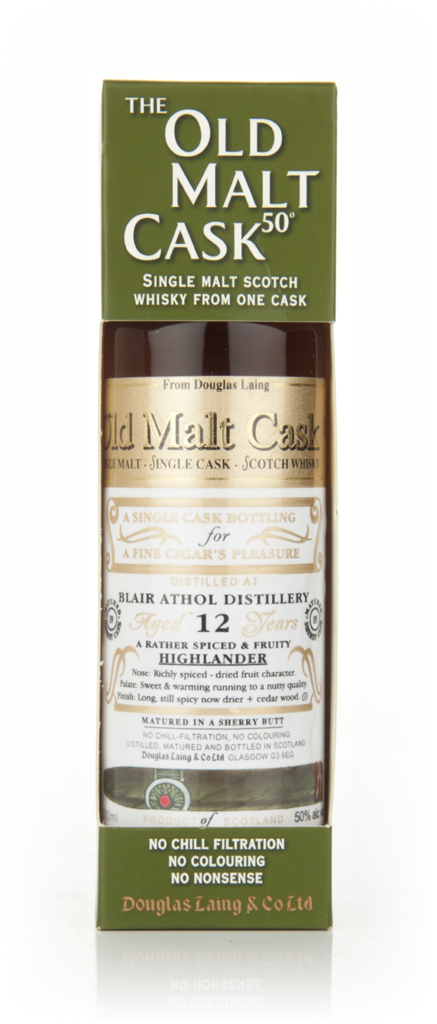 Blair Athol 12 Year Old 1999 - Old Malt Cask - Cigar Malt l (Douglas Laing) 20cl product image