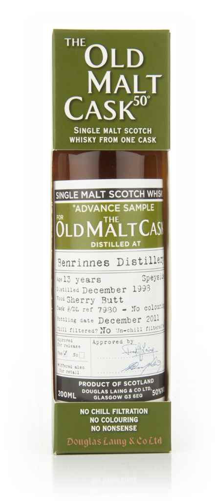 Benrinnes 13 Year Old 1998 - Old Malt Cask  (Douglas Laing) 20cl product image