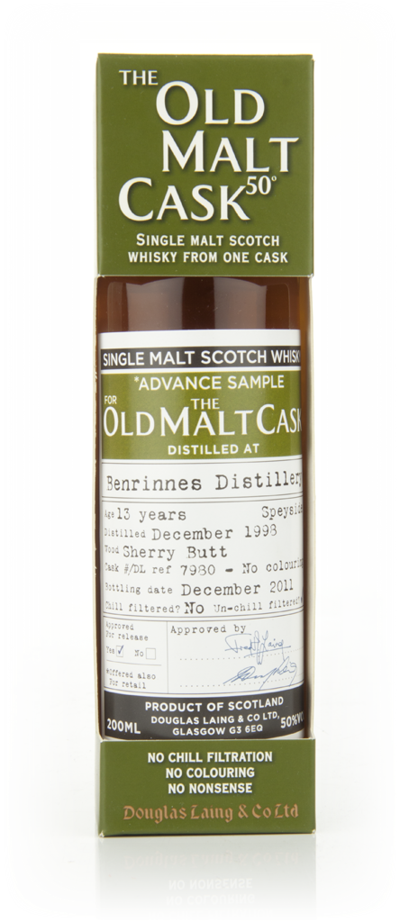 Benrinnes 13 Year Old 1998 - Old Malt Cask  (Douglas Laing) 20cl product image