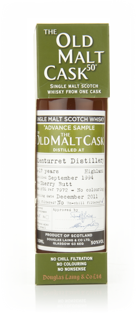 Glenturret 17 Year Old 1994 - Old Malt Cask  20cl (Douglas Laing) product image