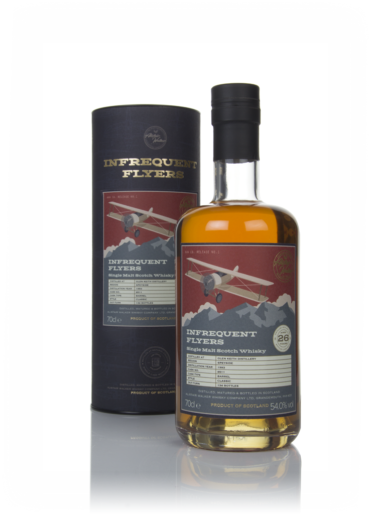 Glen Keith 26 Year Old 1993 (cask 8511) - Infrequent Flyers (Alistair Walker) 70cl product image