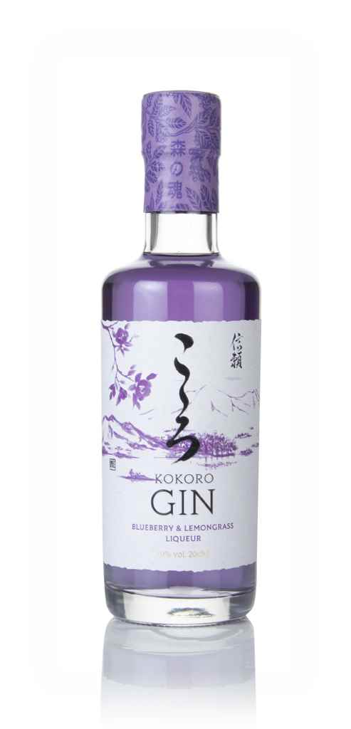 Kokoro Gin Blueberry & Lemongrass Liqueur 20cl product image
