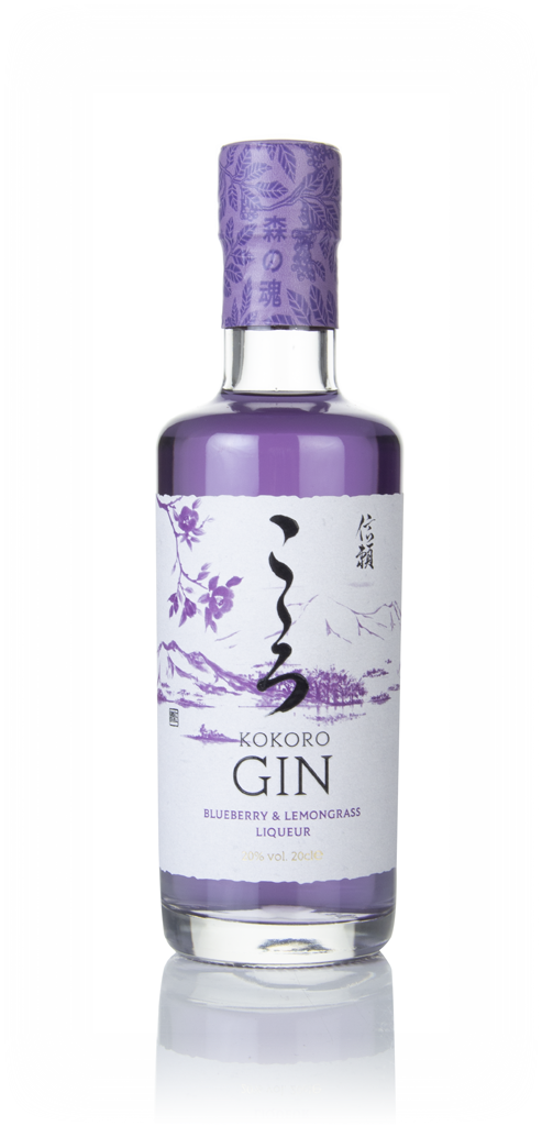 Kokoro Gin Blueberry & Lemongrass Liqueur 20cl product image