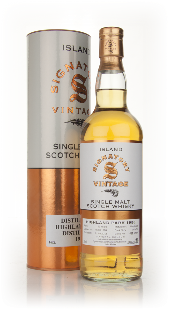 Highland Park 23 Year Old 1988 (Signatory) 70cl product image