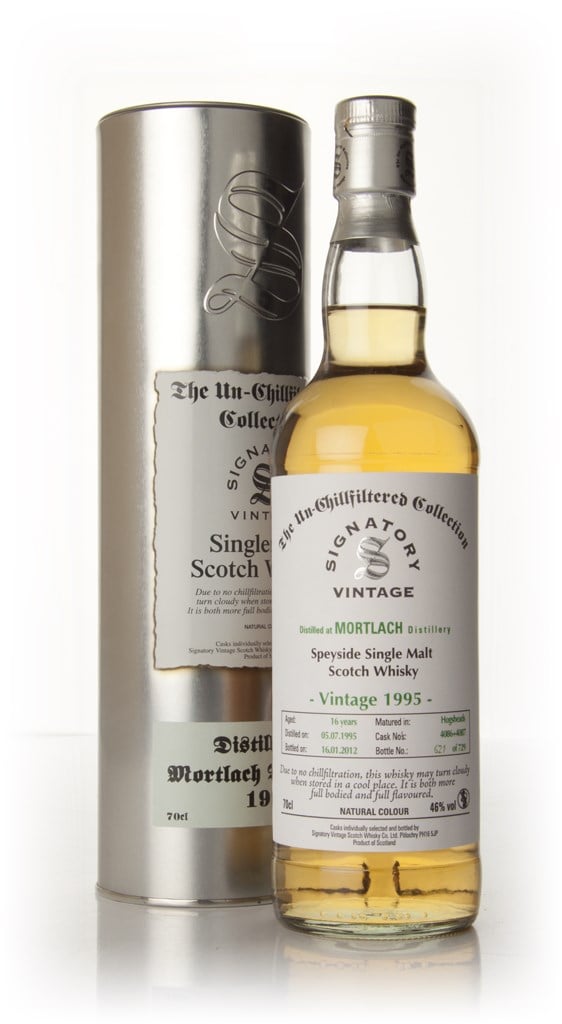 Mortlach 16 Year Old 1995 - Un-Chillfiltered (Signatory) 70cl product image